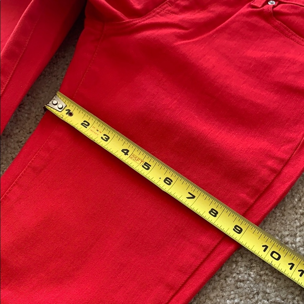 ☘️NWOT ☘️Red LEVIS size 6M W28L32 - Picture 10 of 15